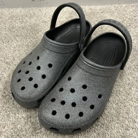 CROCS | Shoes | Crocs Classic Lightweight Metallic Silver  display picture 3